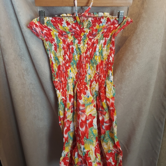 Women's strapless summer dress - Picture 2 of 2